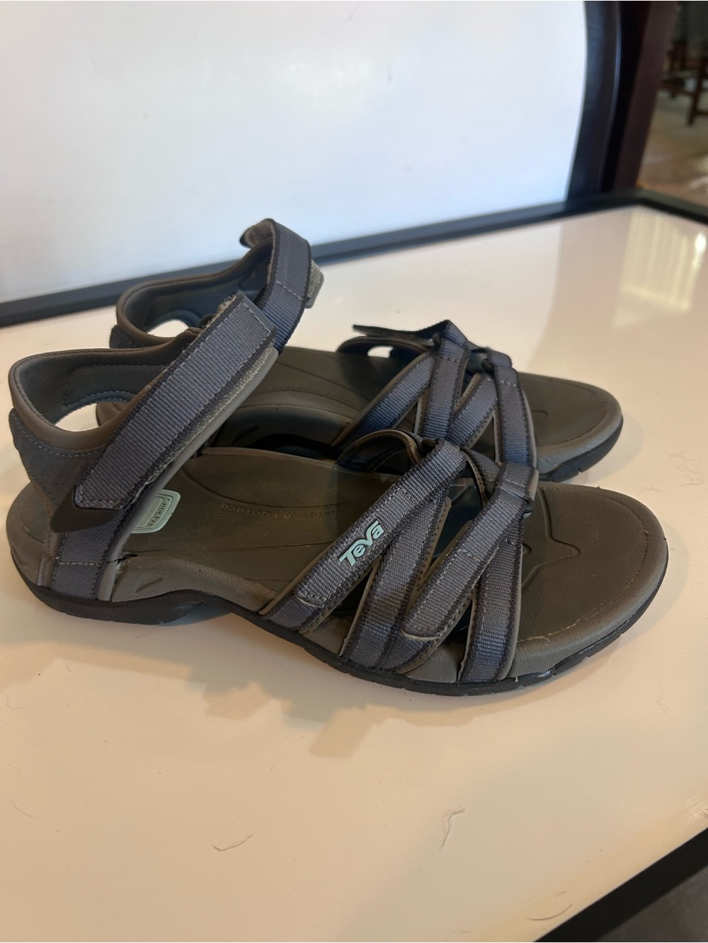 Teva Tirra Water Sport Blue Gray Hiking Sandal US Sz 7 Outdoors Activewear
